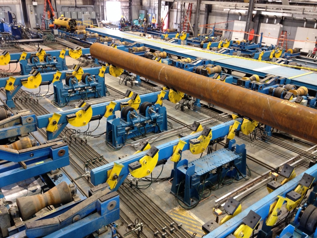 pipe process and handling rockford engineering saskatchewan Spiral Pipe Double Joining Facility