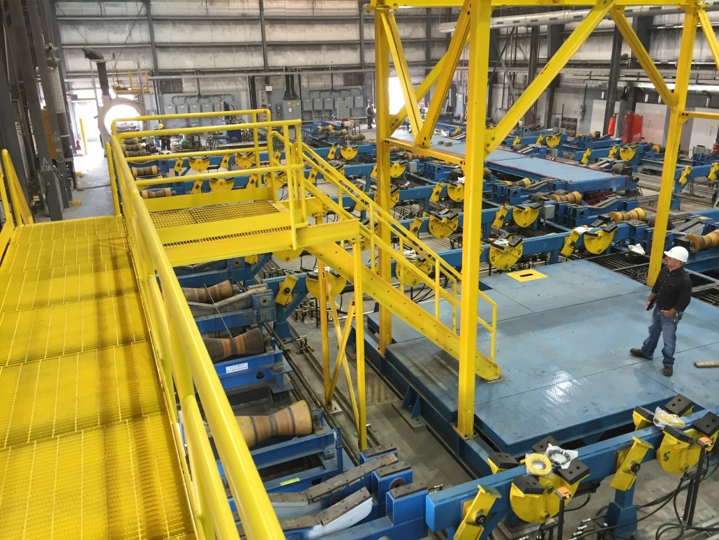 pipe process and handling rockford engineering saskatchewan Spiral Pipe Double Joining Facility