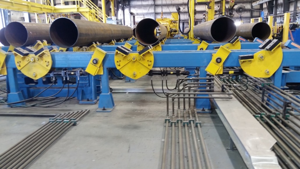 pipe process and handling rockford engineering saskatchewan Spiral Pipe Double Joining Facility