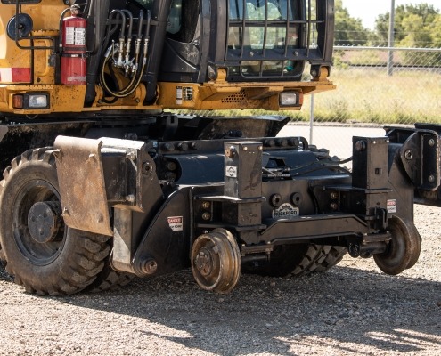 Rockford Engineering Works Regina Saskatchewan Canada rail-bound excavator hi rail gear systems
