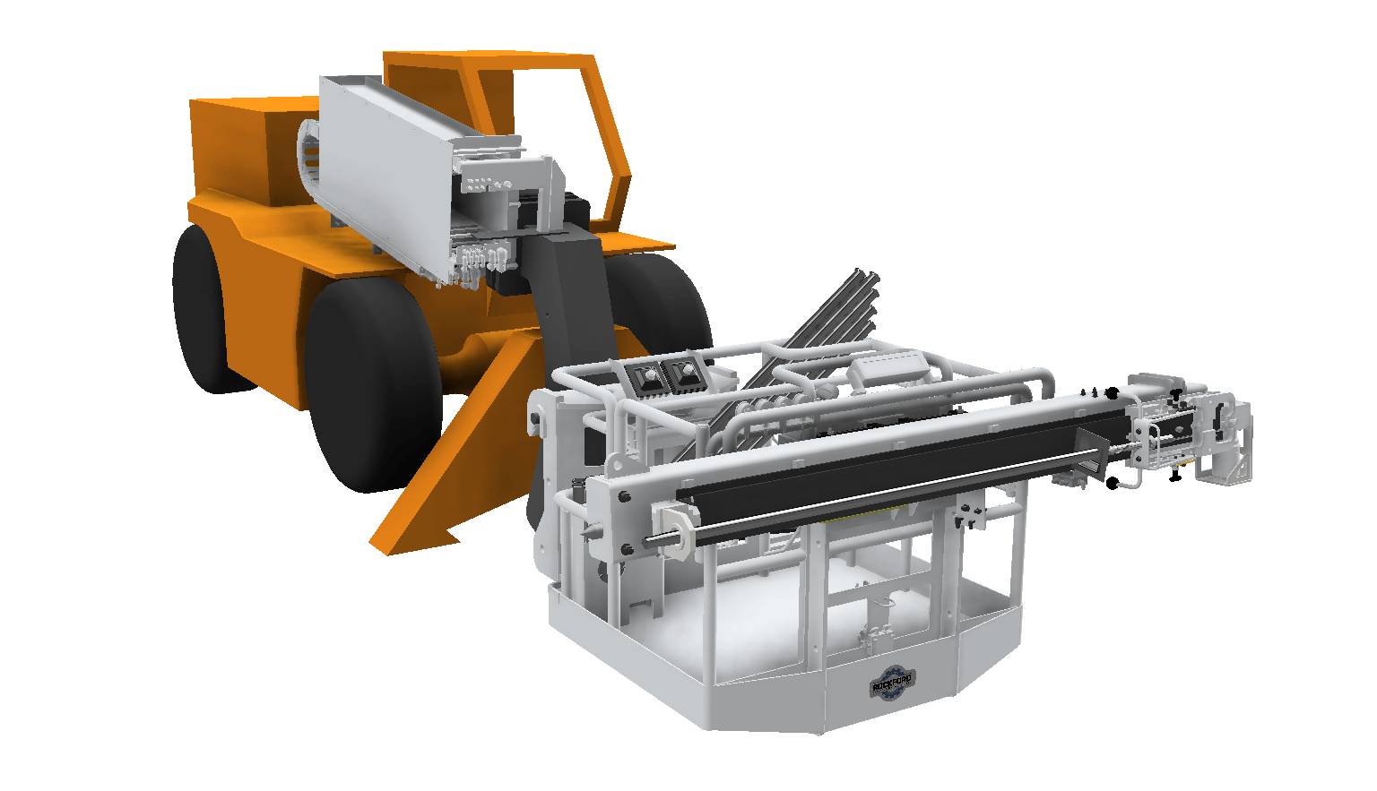 Basket Bolter – 18-0875 – 1 Rockford Engineering Works Regina Saskatchewan Canada mining Splitset Basket Bolter